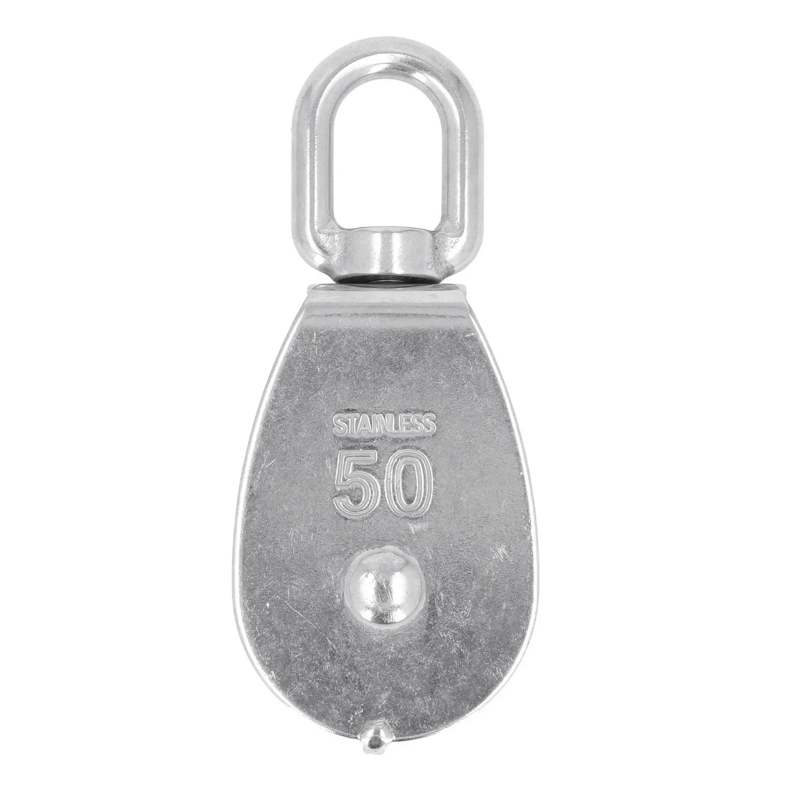 Stainless Steel Single Pulley Block Set Durable Fine Workmanship Wear Resistant Ideal for lifting Heavy Loads