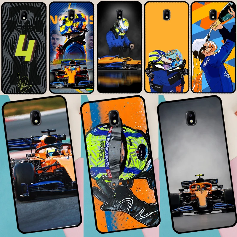 Casing Penutup Lando Norris 2021 untuk Samsung A6 A7 A8 A9 J8 2018 A3 A5 J1 2016 J3 J5 J7 2017 J6 J4 Plus Casing