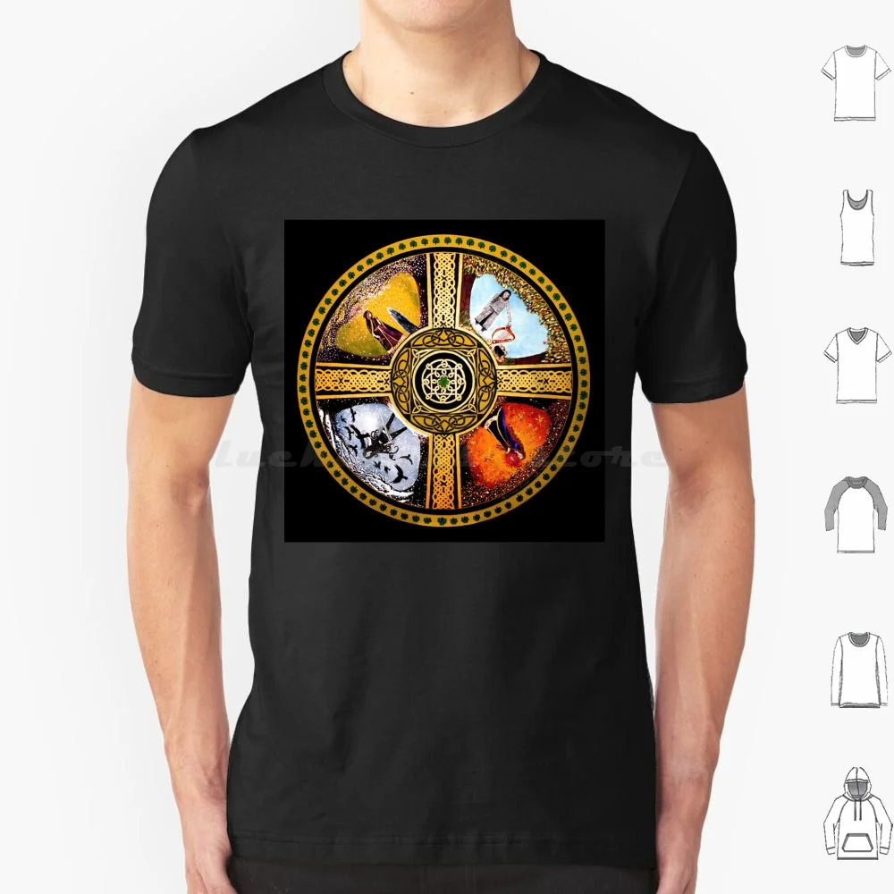 The Four Treasures Of Ireland Mandala By Marg Thomson Fullcirclemandalas T Shirt Men Women Kids 6xl Mandala Mandalas Magic