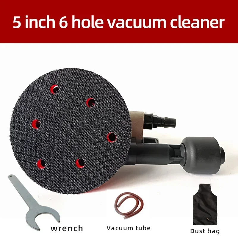 Factory Direct Compatible WithPneumatic Orbital Sander Air Grinder，125mm/150mm Vacuum Eccentric Polishing/Grinding