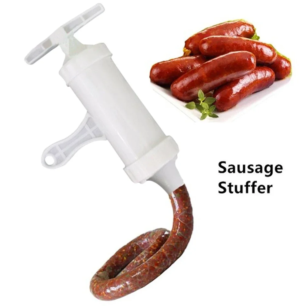 Manual Sausage Meat Fillers Machine for Sausage Meat Stuffer Filler Hand Operated Sausage Machines Food Maker Funnel