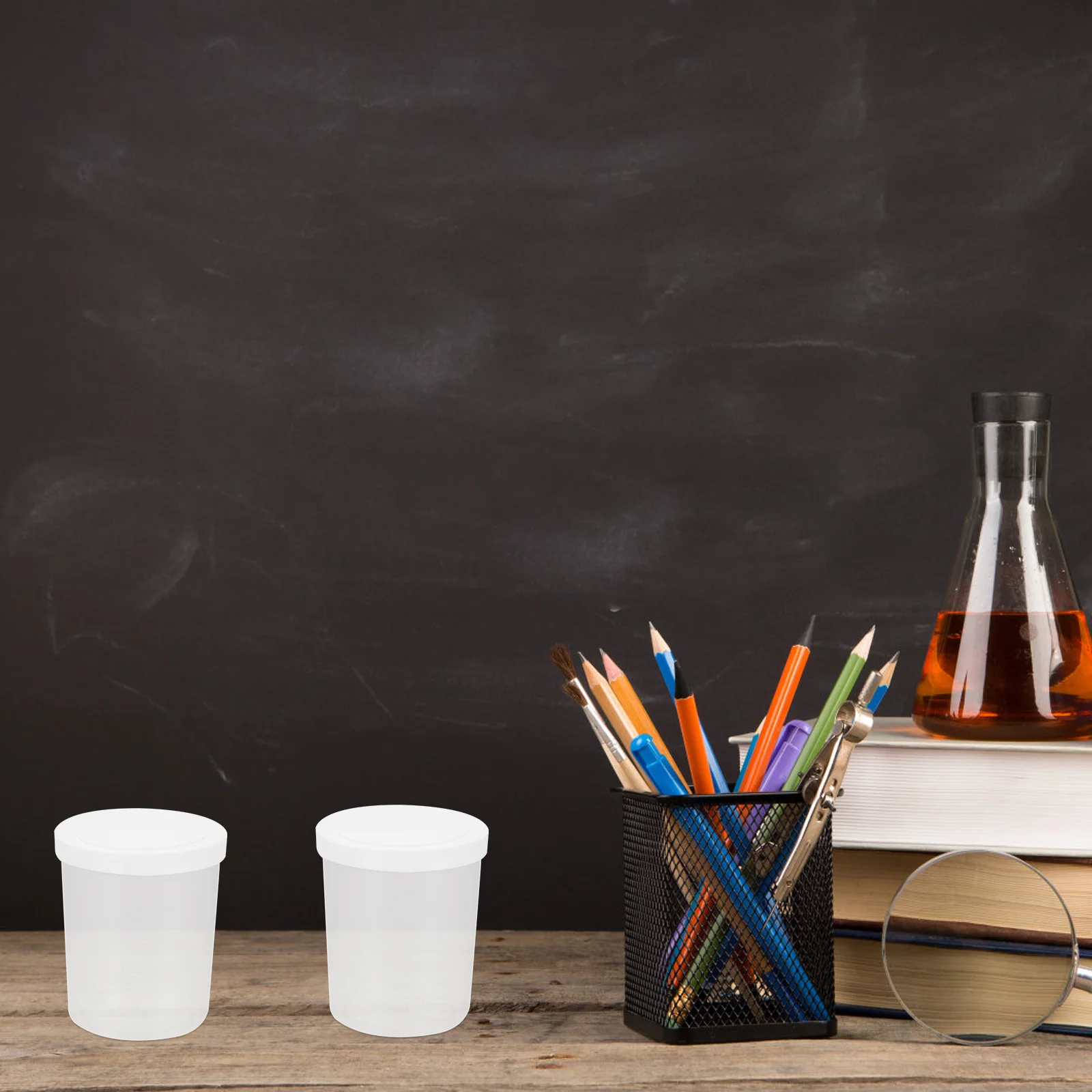 

20Pcs Specimen Measuring Cups Clear Disposable Sample Containers 100Ml Bpa-Free PP Material Sealed Testing Cups for Medical Use