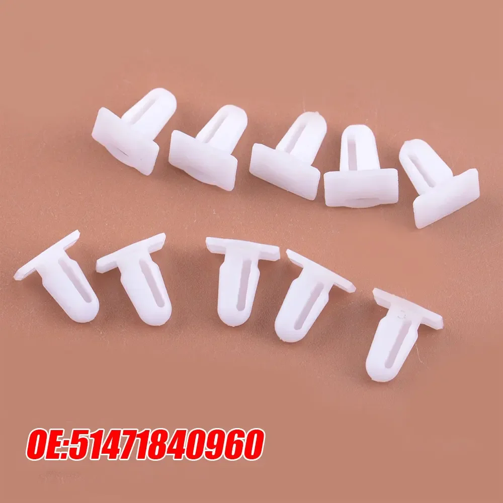 10X Car Door Sill Kick Plate Strip Clips Accessories 51471840960 for BMW E30 E32 E34 E36 E38 E39 E46 Z4 E81 E82 E84 E63 E64 E65