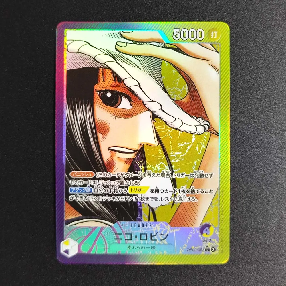 6 Pz One Piece Collezione Anime Giapponese Carta OPCG Shanks Scimmia D.Luffy Lim Nico Robin Marshall D. Insegnare Buggy Carte da gioco Giocattoli