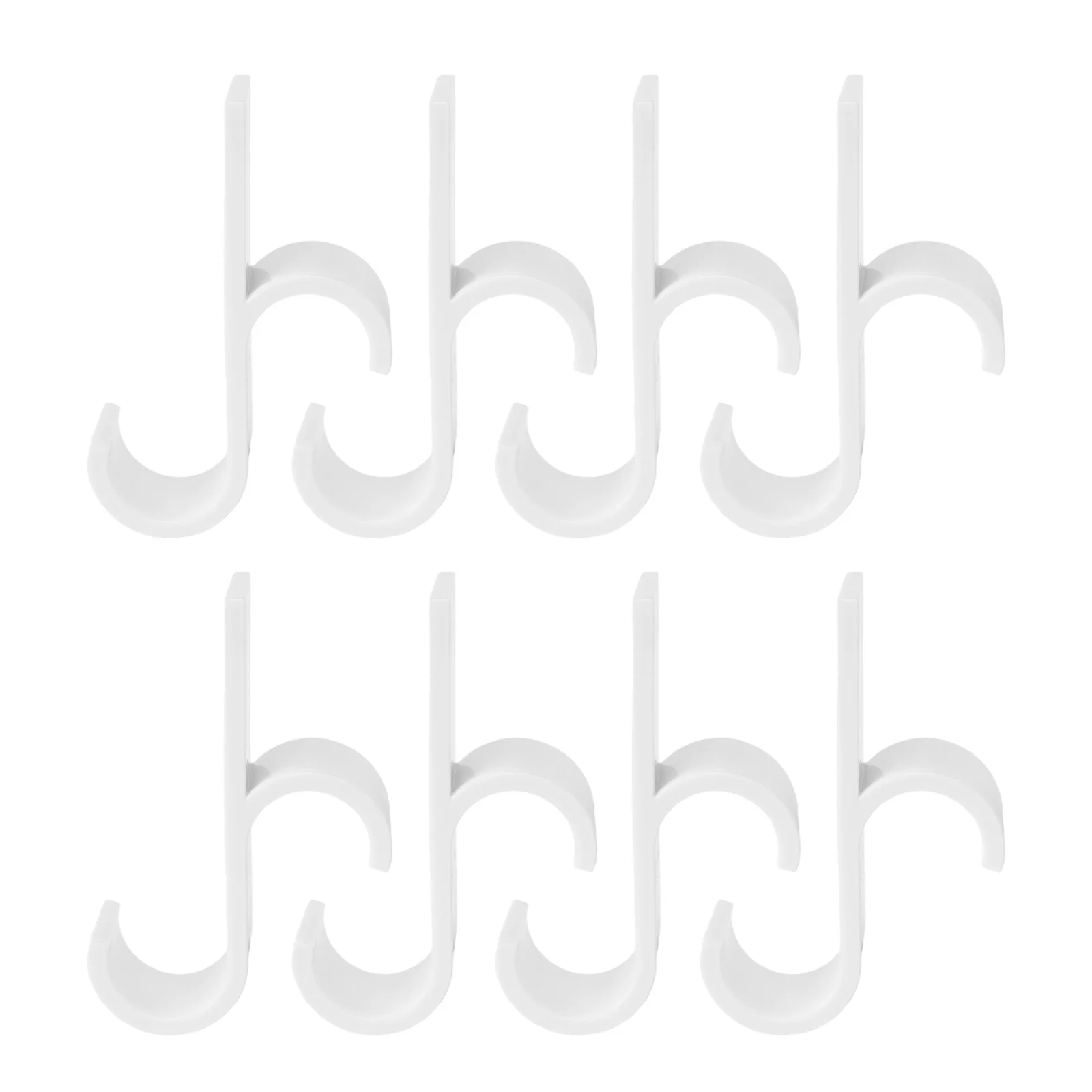 Plastic radiator hooks for towel rack drying rack with lightweight and design for use in bathroom or laundry spaces