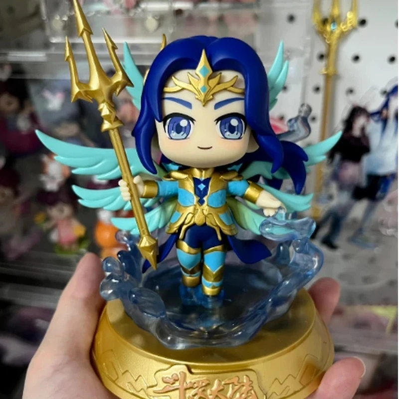 

Soul Land Official Blind Box God Ascension Version Anime Figure Tang San Xiao Wu Shrek Seven Devils Collectible Toy For Fans
