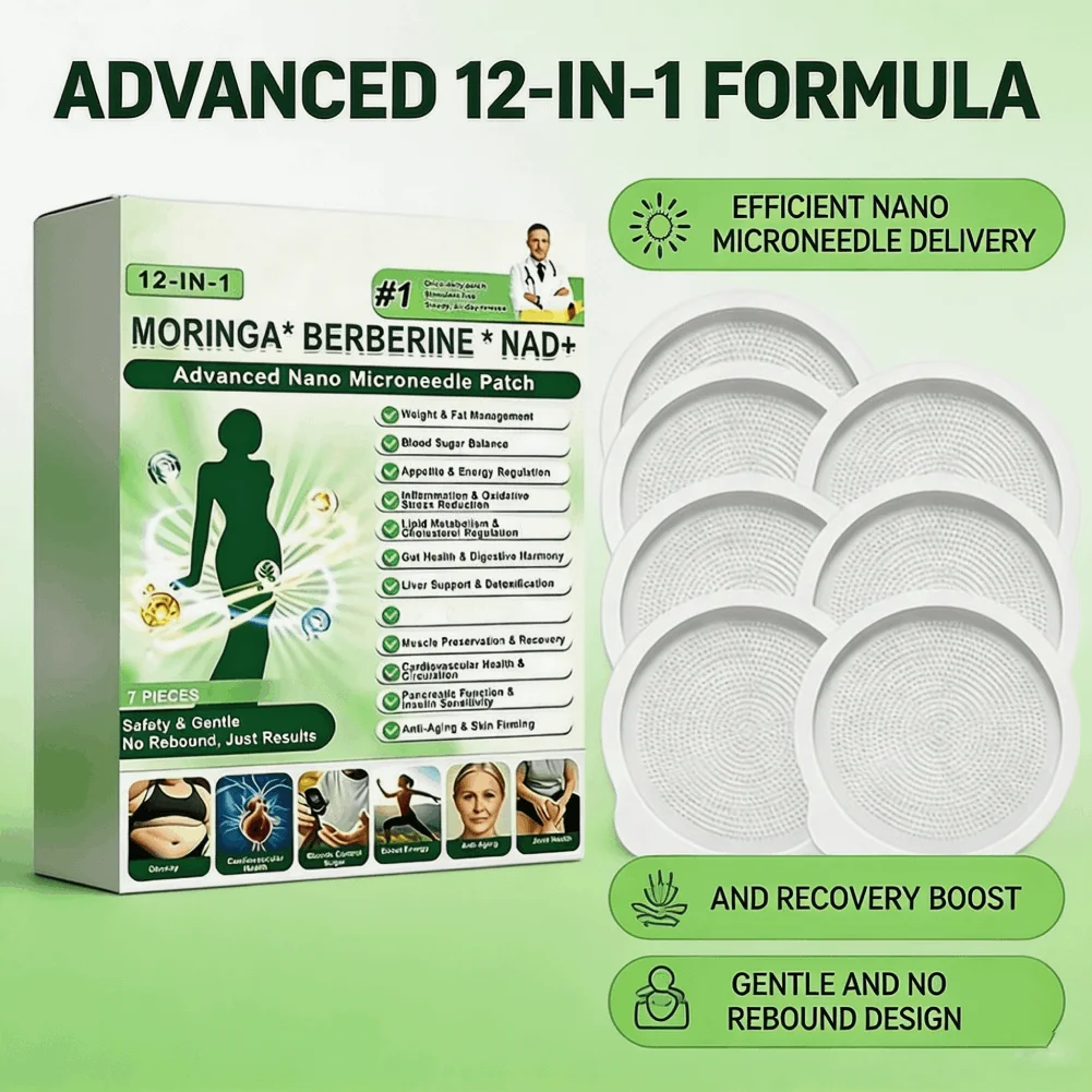 Nad+12-in-1 Nano Microneedle Patch Activate Local Loop Daily Body Care Patch Relieves Muscle Soreness Exercise Care Firm Skin