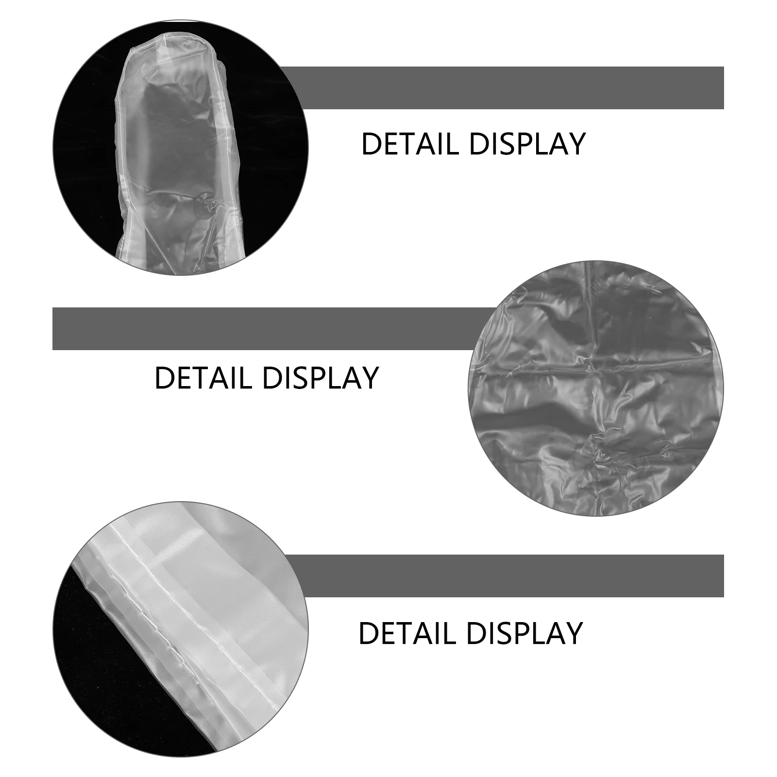 

Guitar Cover Translucent Bass Transparent Silver Coated Frosted Pvc Dust Covers