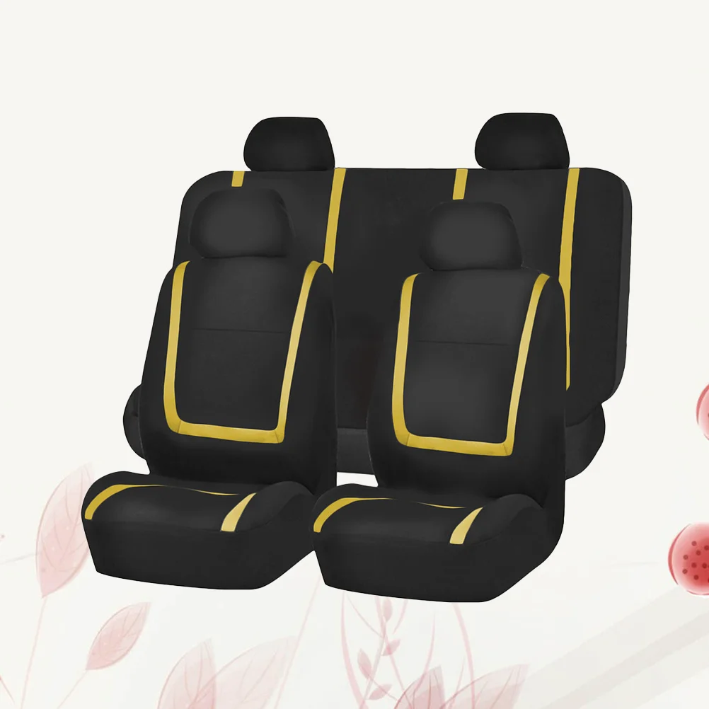 

9 pcs Car Seat Cover Universal Fit Thickened Durable Protection For Suv Truck Van Auto Interior Decorative Comfortable Mat