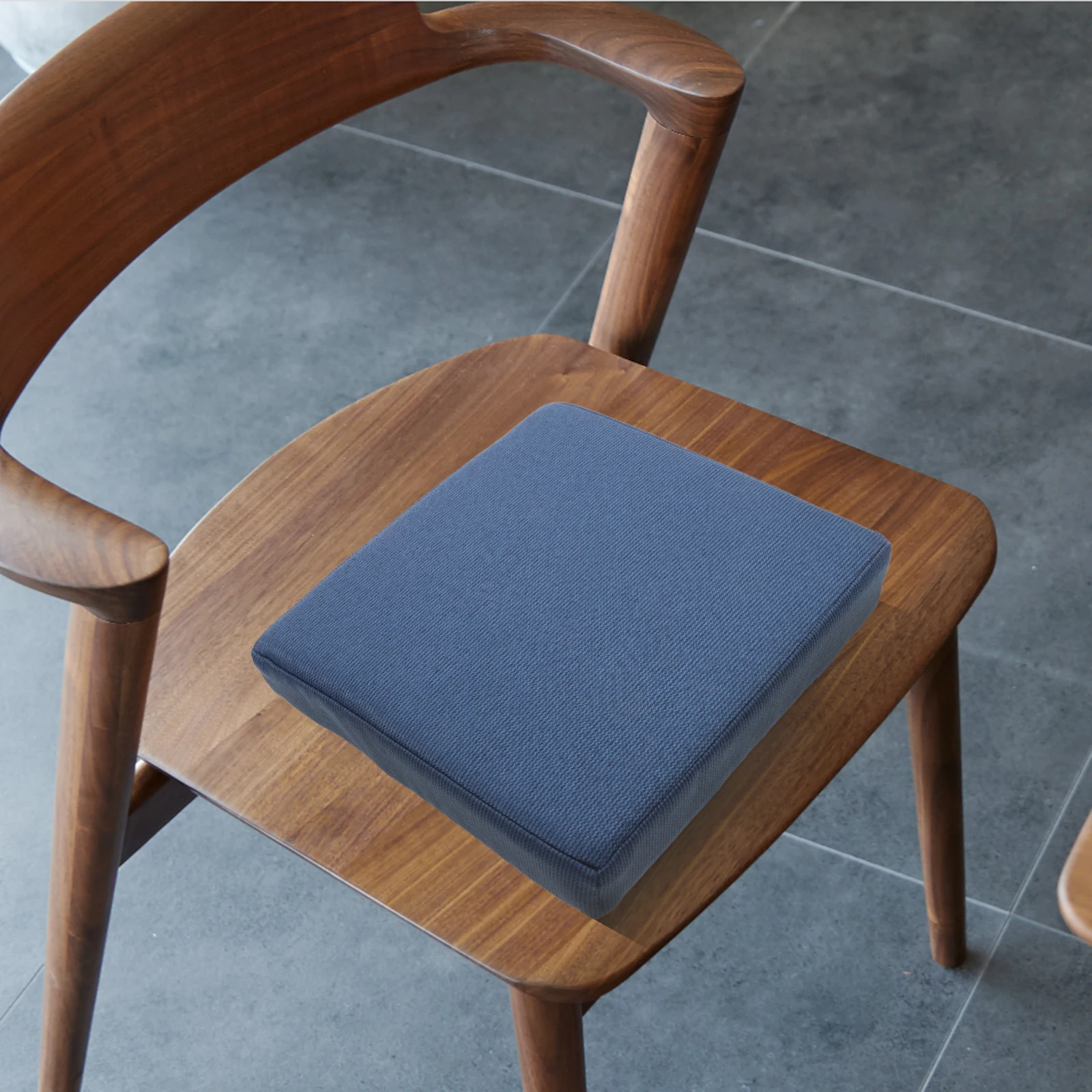 

Square Stool Cushion Thick Foam Seat Pad Dining Kitchen Chair Indoor Cushion Portable Soft Sponge Padding