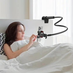 Universal Phone Holder Stand Portable Flexible Lazy Bed Desktop Bracket Mount Stand Base Gooseneck Holder Tablet Holder Support