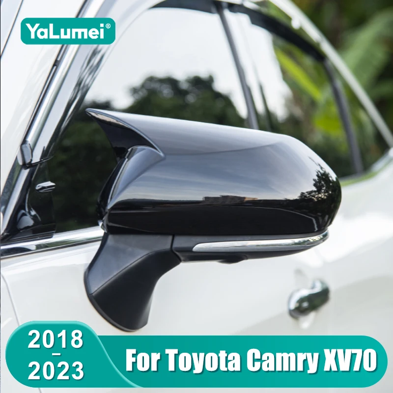 

For Toyota Camry XV70 2018 2019 2020 2021 2022 2023 Camry 70 Hybrid Car Side Rearview Mirror Cap Cover Shell Trim Accessories