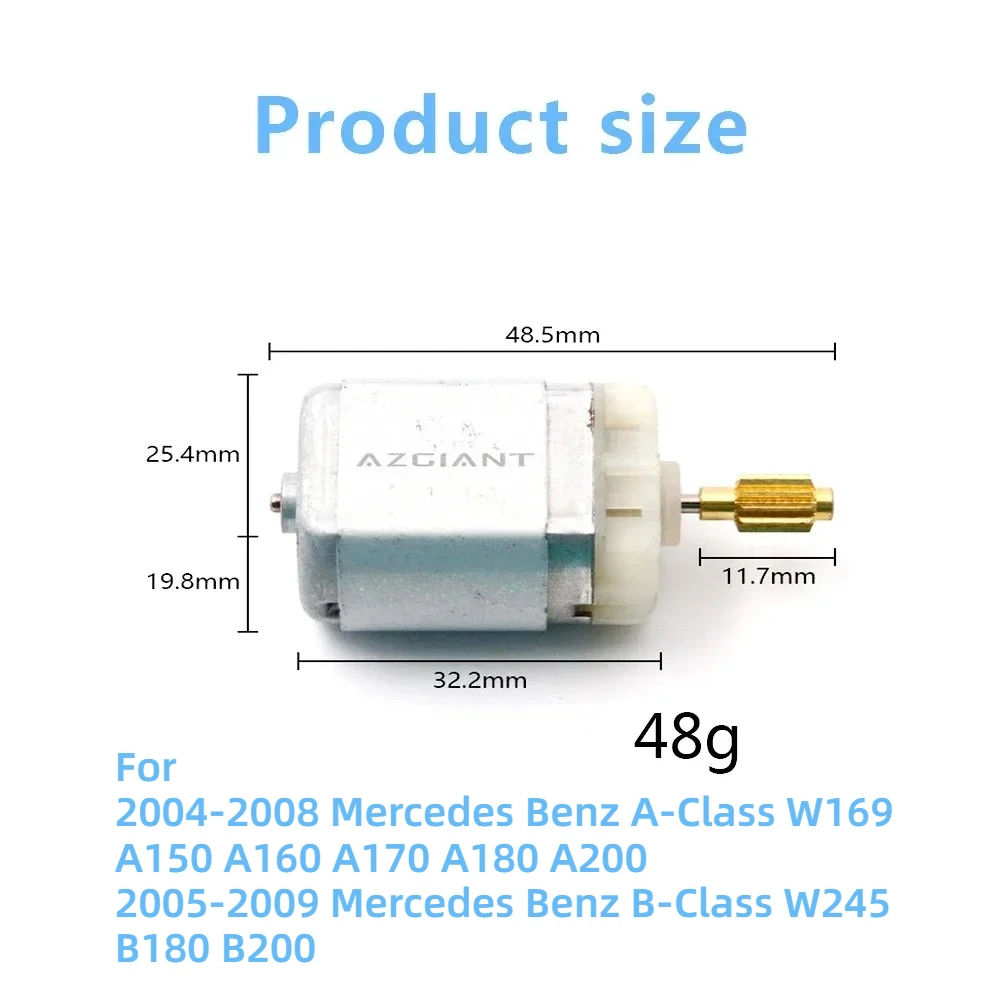 ELV/ESL wheel steer lock motor for Mercedes BENZ A/B Class W169 A180 A200 W245 B180 B200 Lock Actuator Motor 1021225 3S4605 OEM