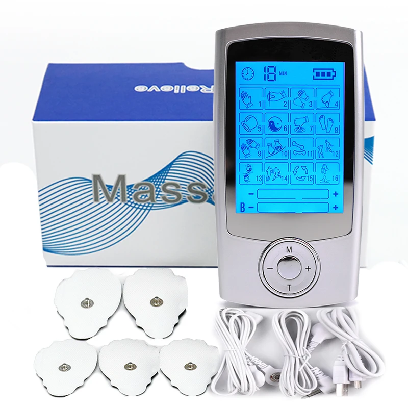 

EMS Pulse Electric Muscle Stimulator Back Neck Body Massager Tens Acupuncture Meridian Physiotherapy Digital Massage Machine
