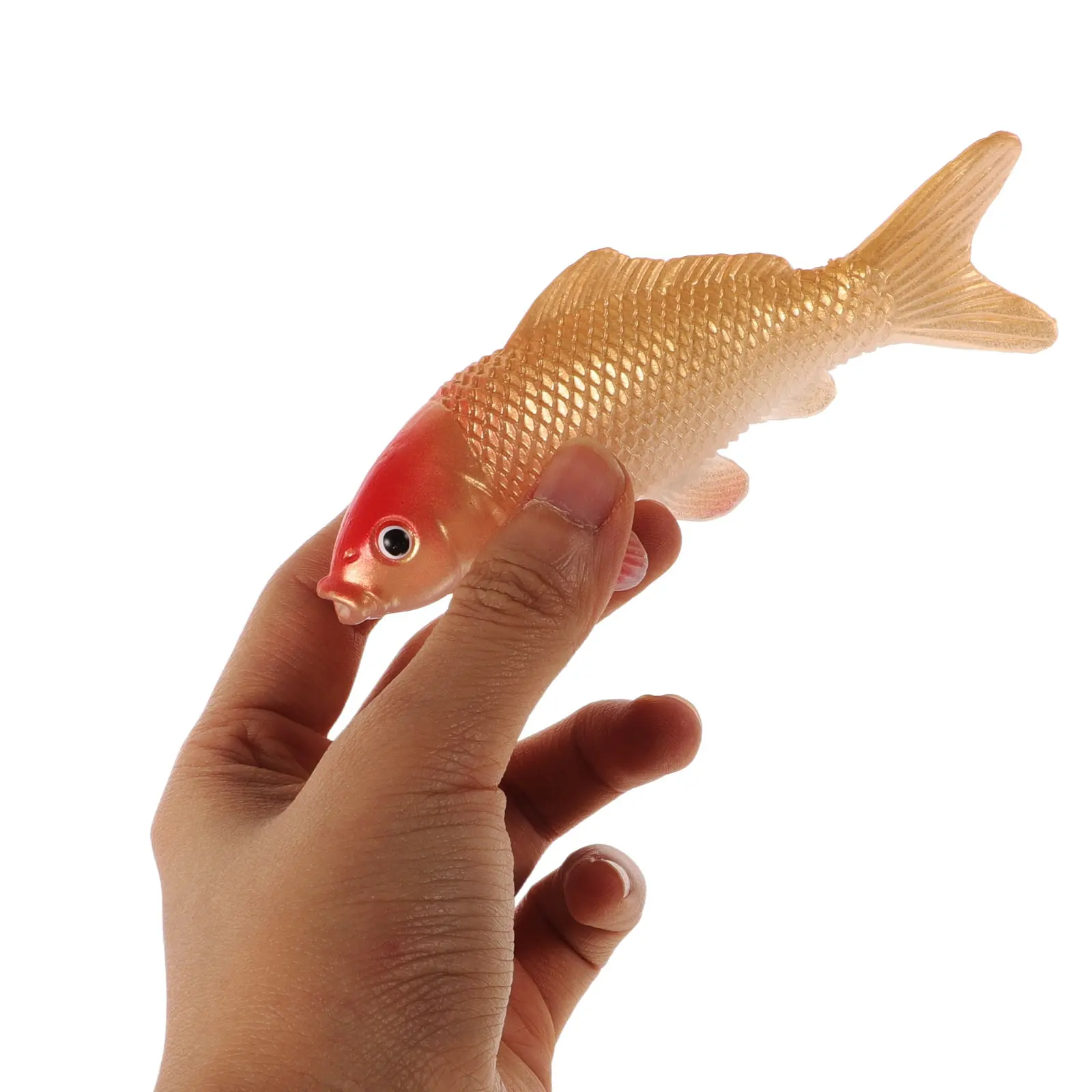 6Pcs Simulated Fake Fish Aquarium Decor Compact Realistic Fancy Carp Models for Fish Tank Layout -Inspired