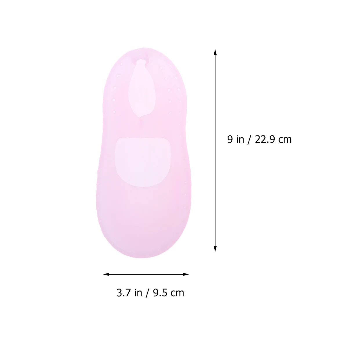

1Pair Protective Socks Heel Moisturizing Soft Short Pink Size 42-44 Non-Slip Sebs Boat Socks Women Boat Sock Sebs Sock