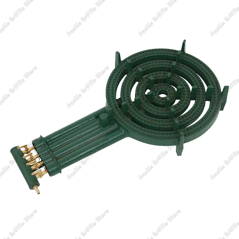 Cast Iron 4 Ring Gas Burner C50 Commercial Household Gas Stove For Pancake Frying Pan Outdoor Cooking