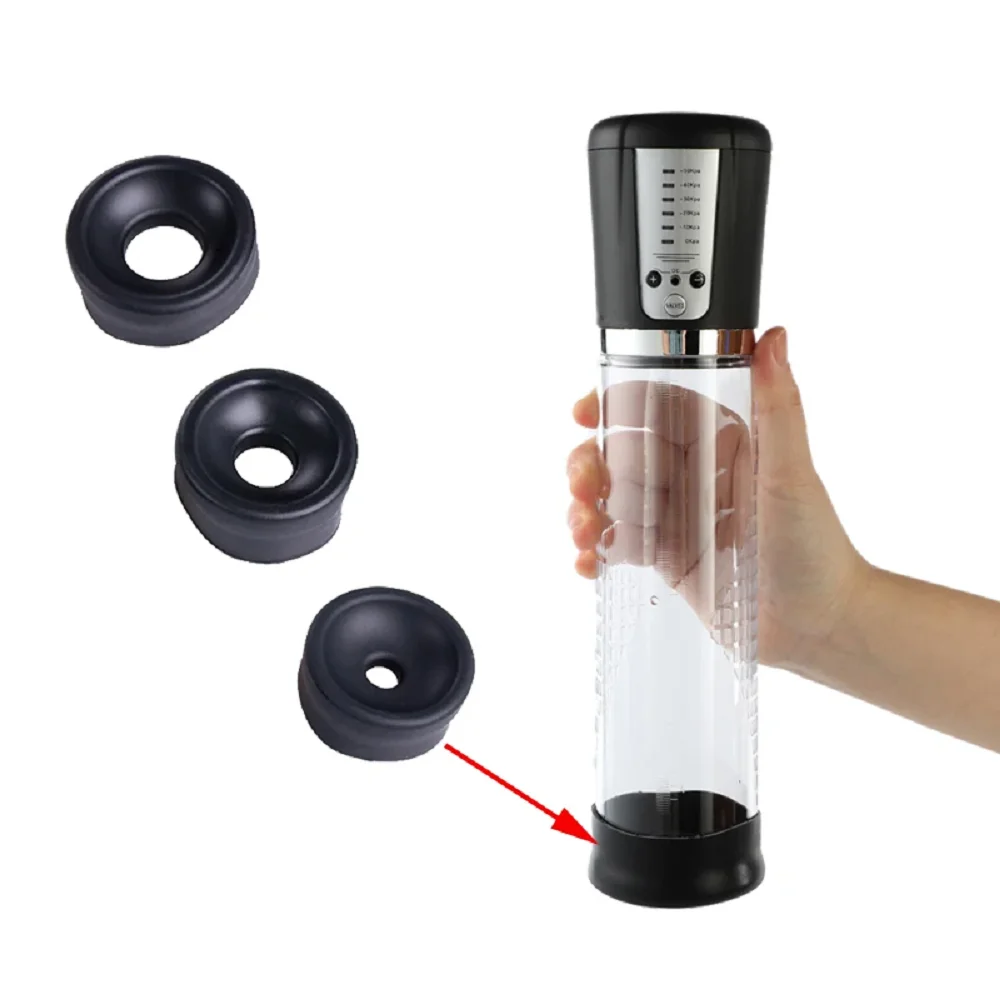 Anillo de bomba de pene, Juguetes sexuales para hombres, funda de silicona para extensor de pene, accesorios de entrenamiento, masturbador para hombres, juguetes para adultos 18+