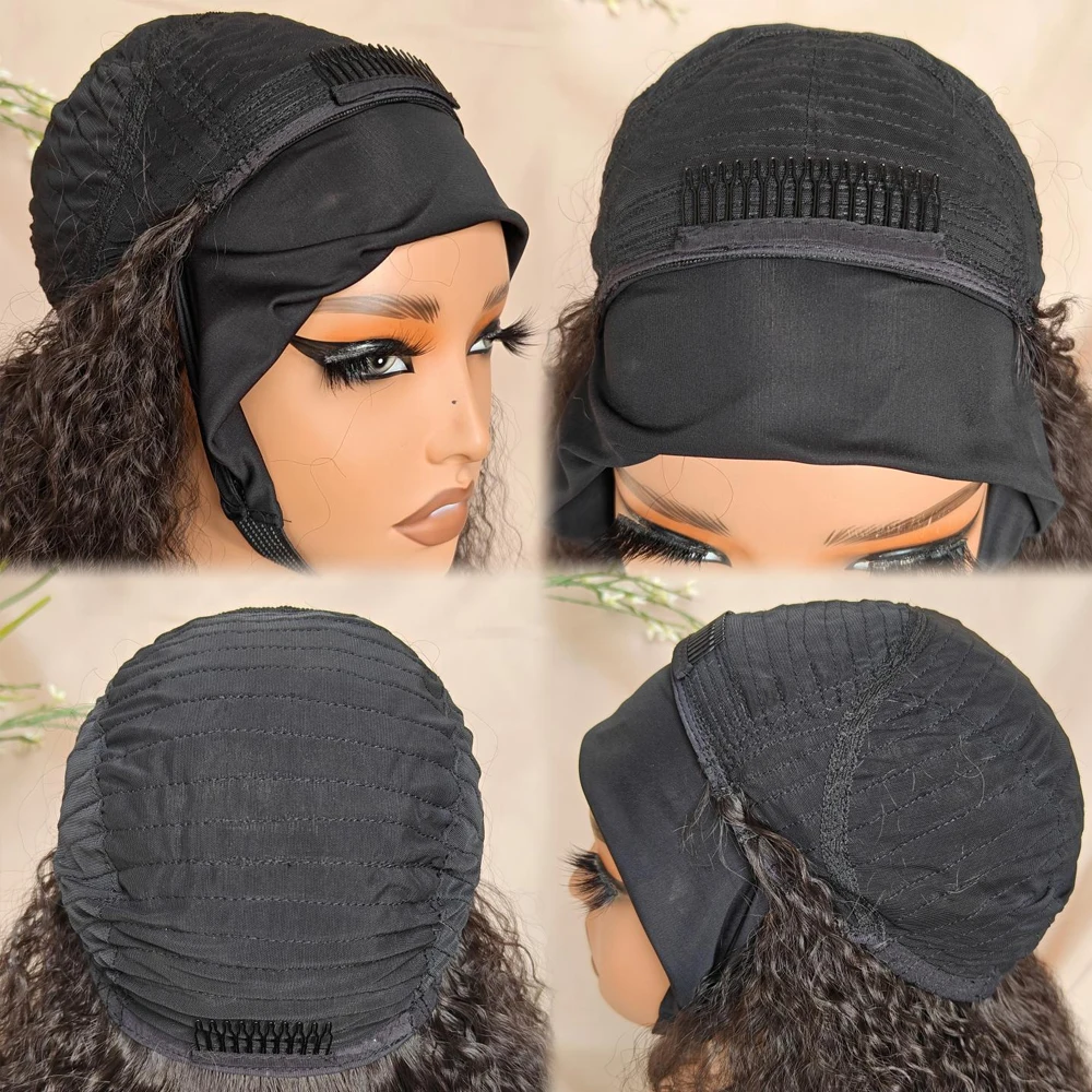 X-TRESS 20inch Synthetic Afro Curly Headband Wig for Women Kinky Straight Hair with Bouncy Curls Fully Soft Hair Easy to Wear image 6