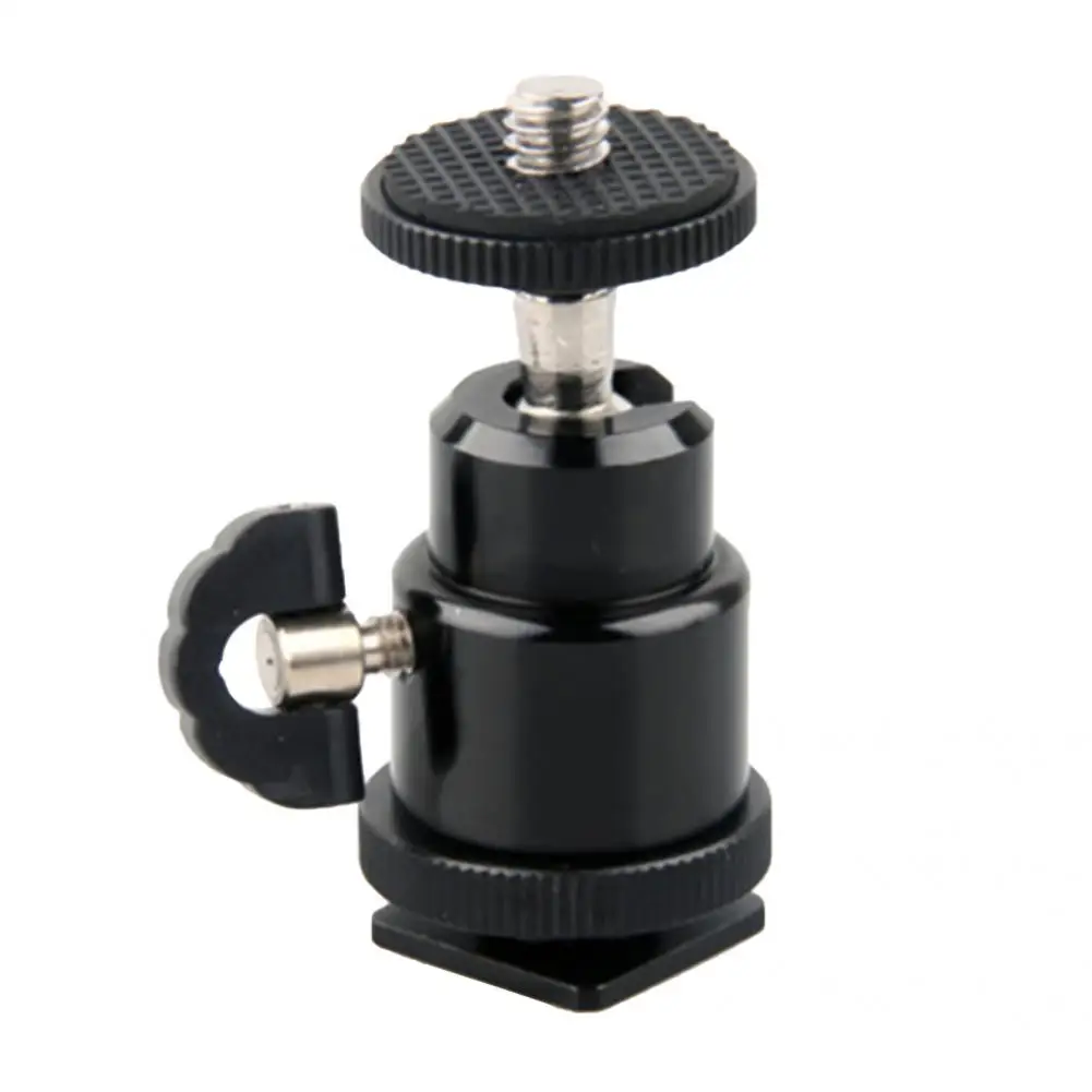 Metal  Compact Ball Joint Tripod Adapter Ball Joint Tripod Head Stable   for Camera