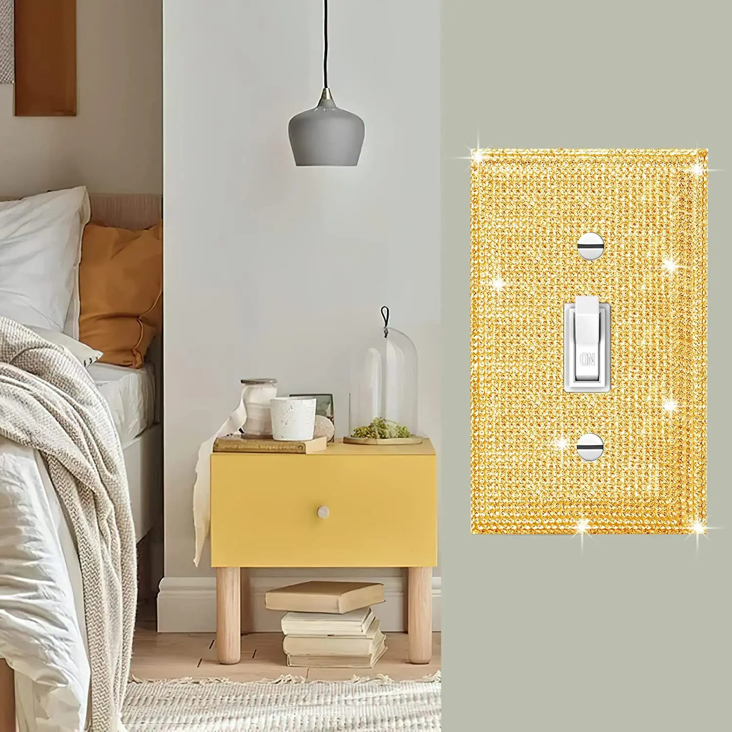 American Standard Switch Plate,Spot supply Rhinestone Switch Plates,Diamond Socket Switch wallplate,Diamond Silver Wall panel