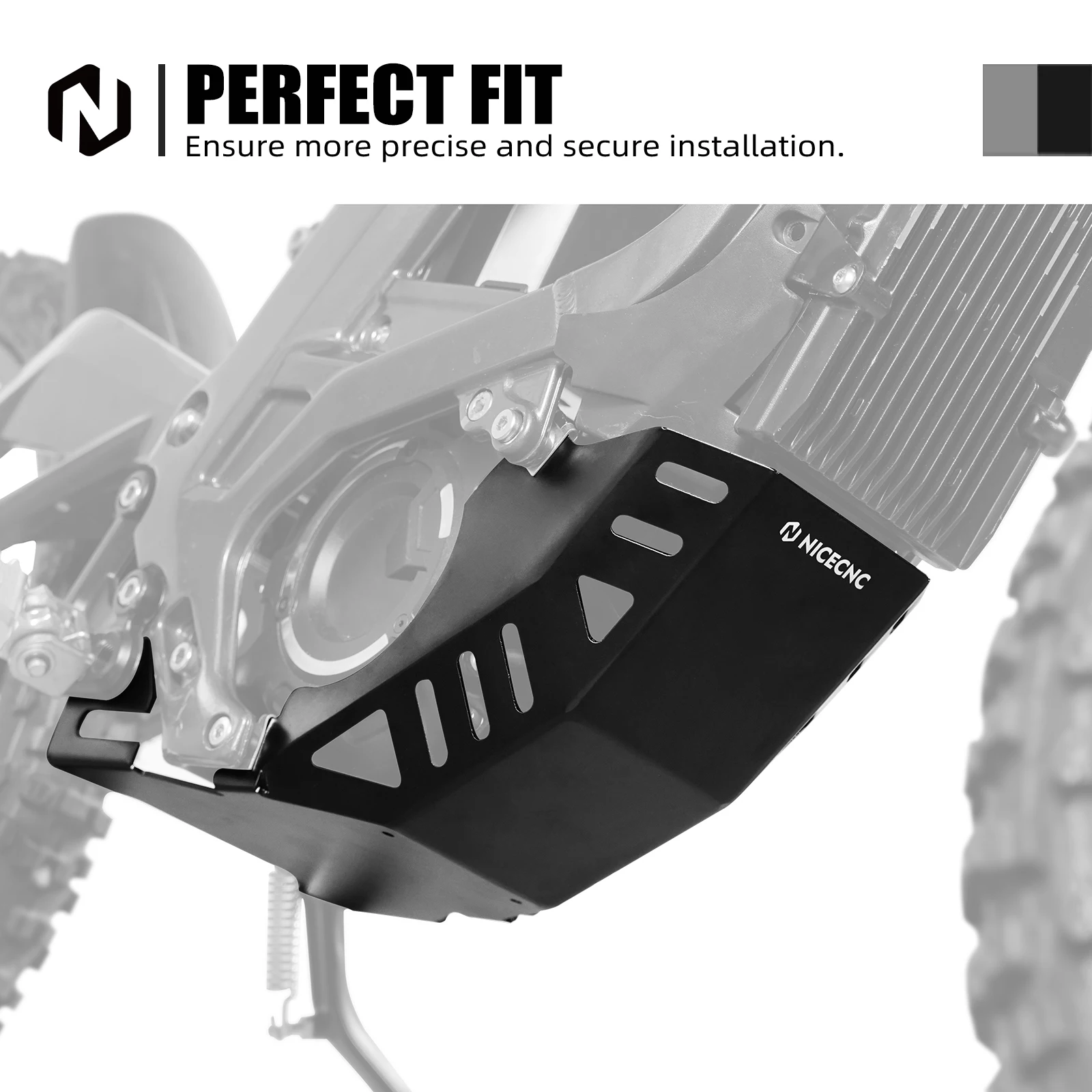 

NICECNC For Surron Light Bee X S L1E Aluminum Engine Chassis Guard Skid Plate For Segway X160 X260 Electric Dirt Bike 2024 2025