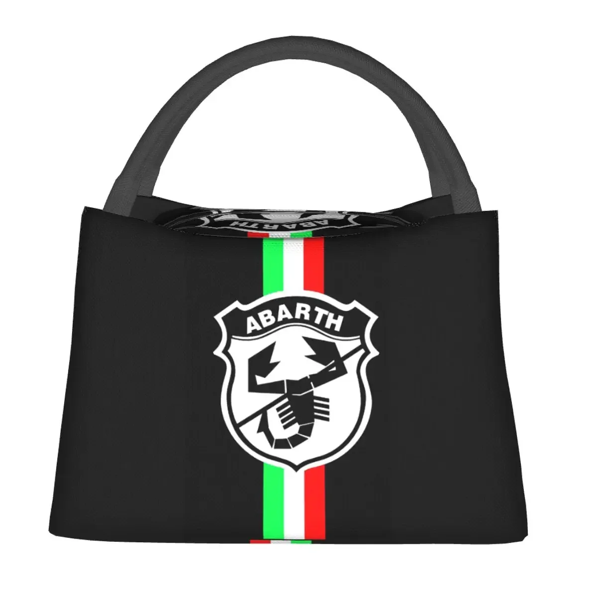 Abarth C Cool Insulated Lunch Bag for Women Kids Leakproof Food Boxes Thermal Lunch Box Tote