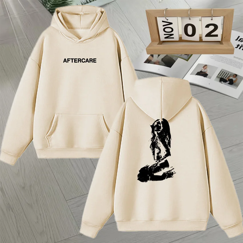 Hot sale Tate McRae Aesthetic Graphic Streetwear Sweatshirt Long sleeve Men Women Fleece Loose Pullover Unisex vintage Pullover
