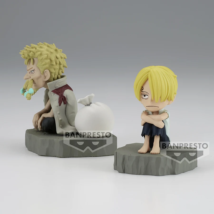 Banpresto One Piece Anime Figurines WCF Zeff Sanji PVC tokoh aksi Wcf figur koleksi Model mainan