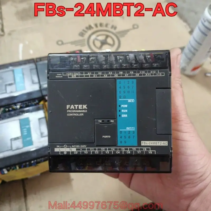 

Second-hand FBs-24MBT2-AC PLC controller functional test is normal