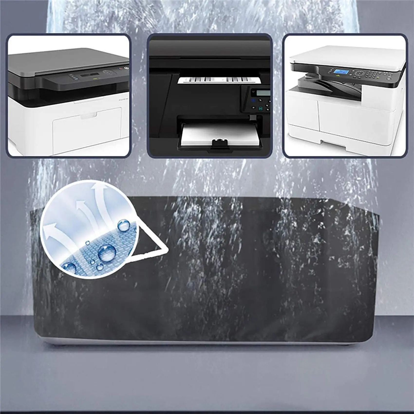 (DT93) Printer Dust Cover, Waterproof Cloth Printer Protector Cover for 3D Printer/for HP OfficeJet Pro 8600 Printer,45X45X30cm