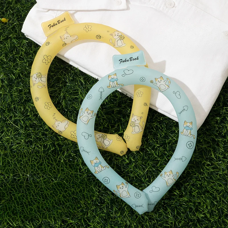Outdoor Cool Hanging Neck Heat Absorbing and Cold Feel Ice Collar Summer Heat Prevention and Cooling Sports Ice Cool Neck Collar