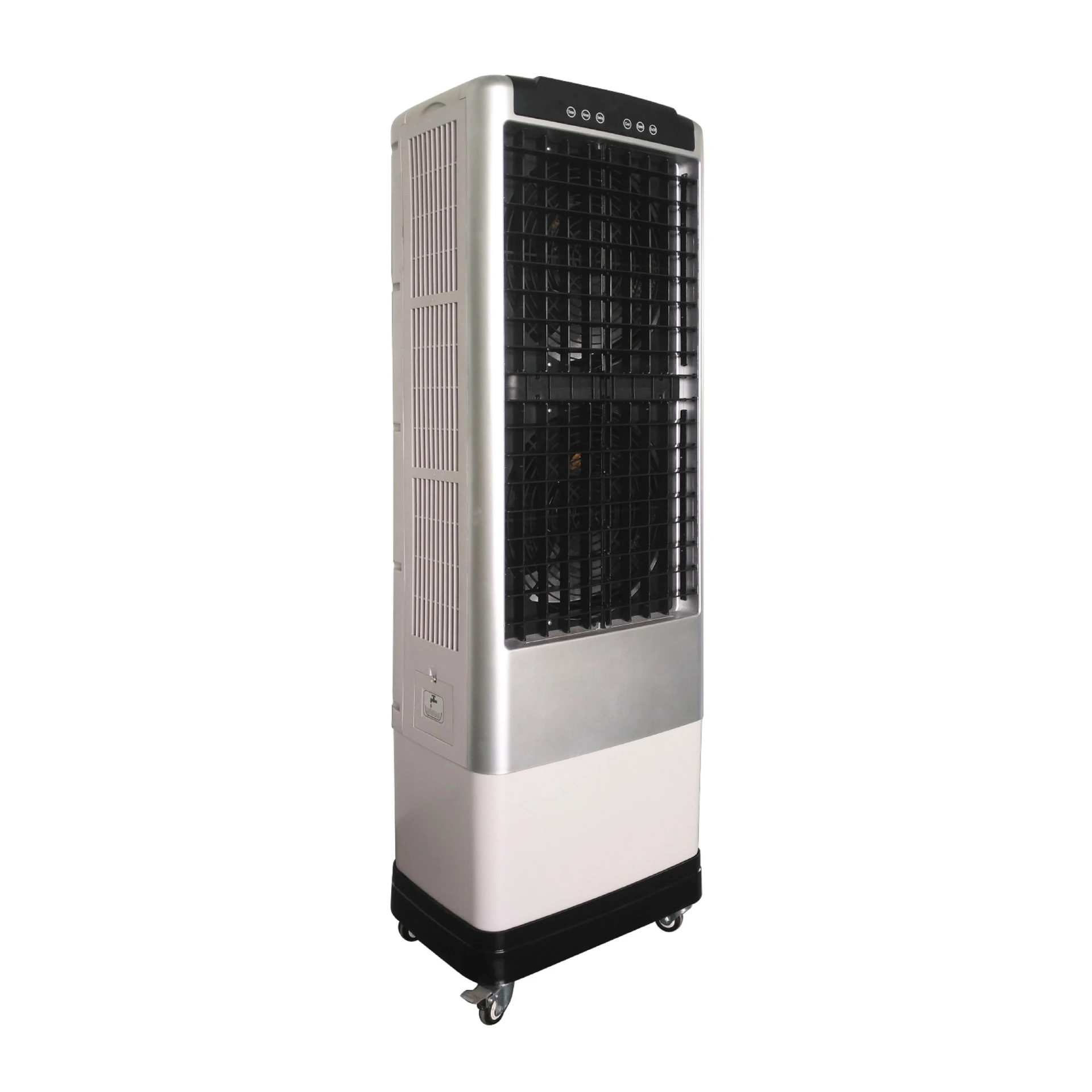 7500cmh Double Fan Evaporative Air Cooler With Three Side Cooling Pad