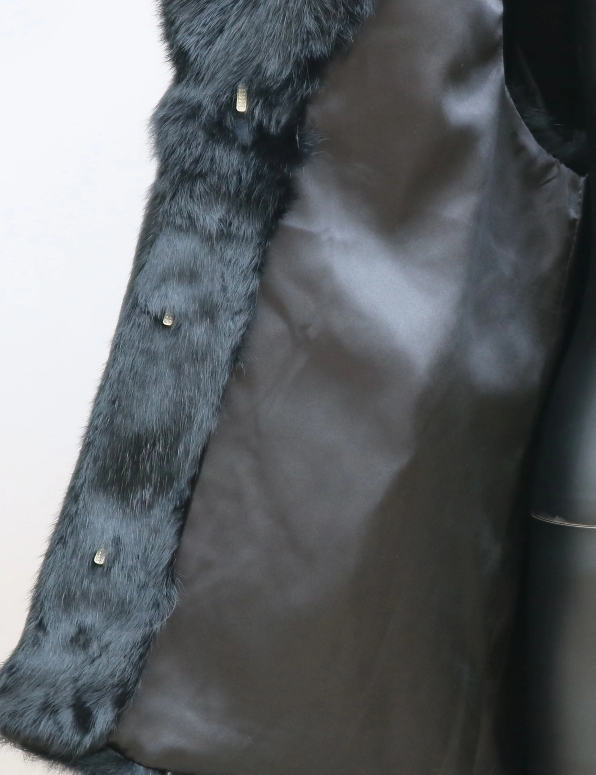 Damska kamizelka z prawdziwego futra królika, 100% naturalna, z kołnierzykiem, modna damska kamizelka na jesień i zimę