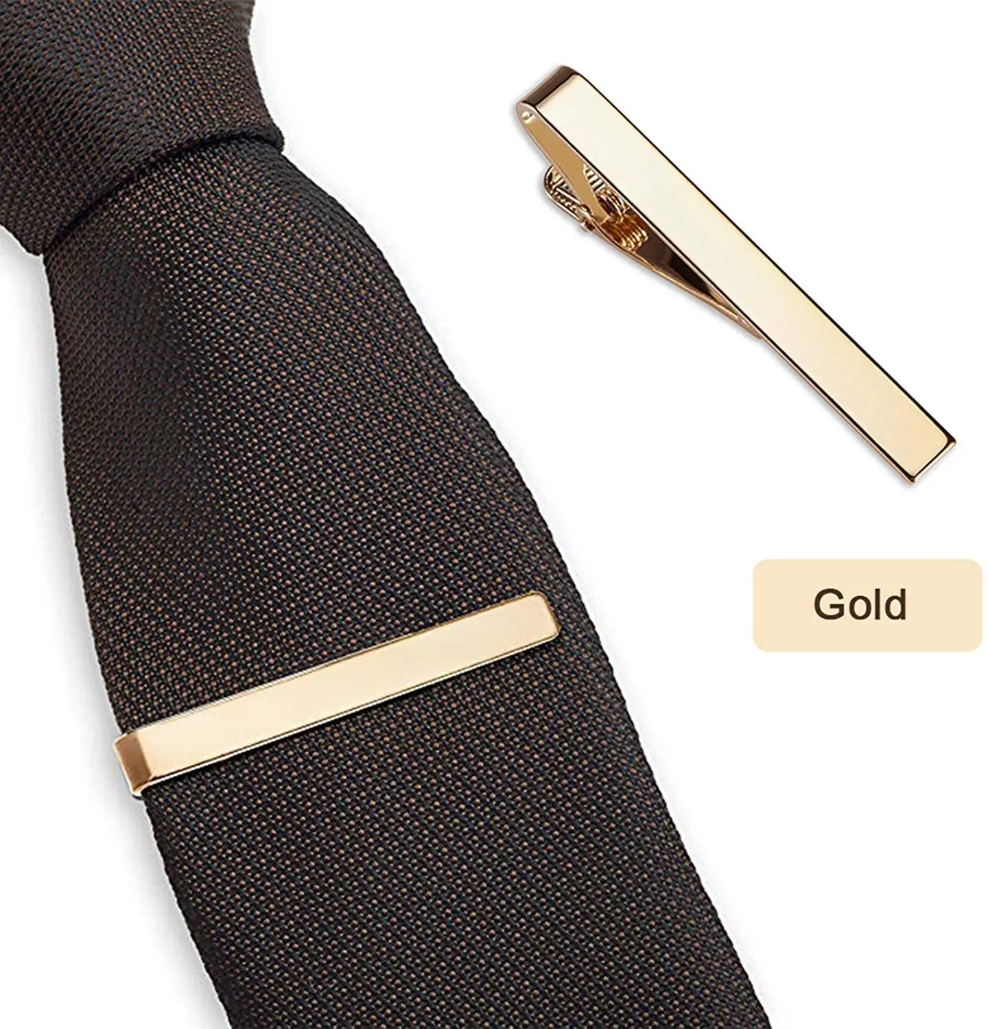 Men\'s Business Tie Clip   Ideal Gift for Wedding and Business   Suitable for Regular Ties   Necktie Pin Clips