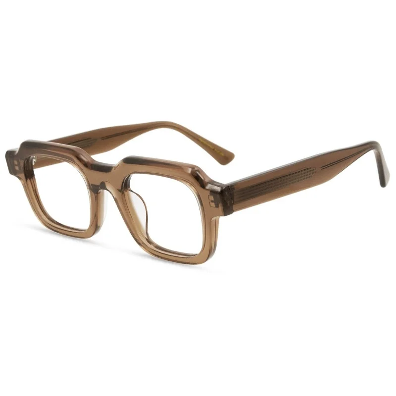 Belight البصرية كبيرة الحجم اليدوية سميكة خلات الرجعية خمر نظارات خلات وصفة طبية عدسة 9612