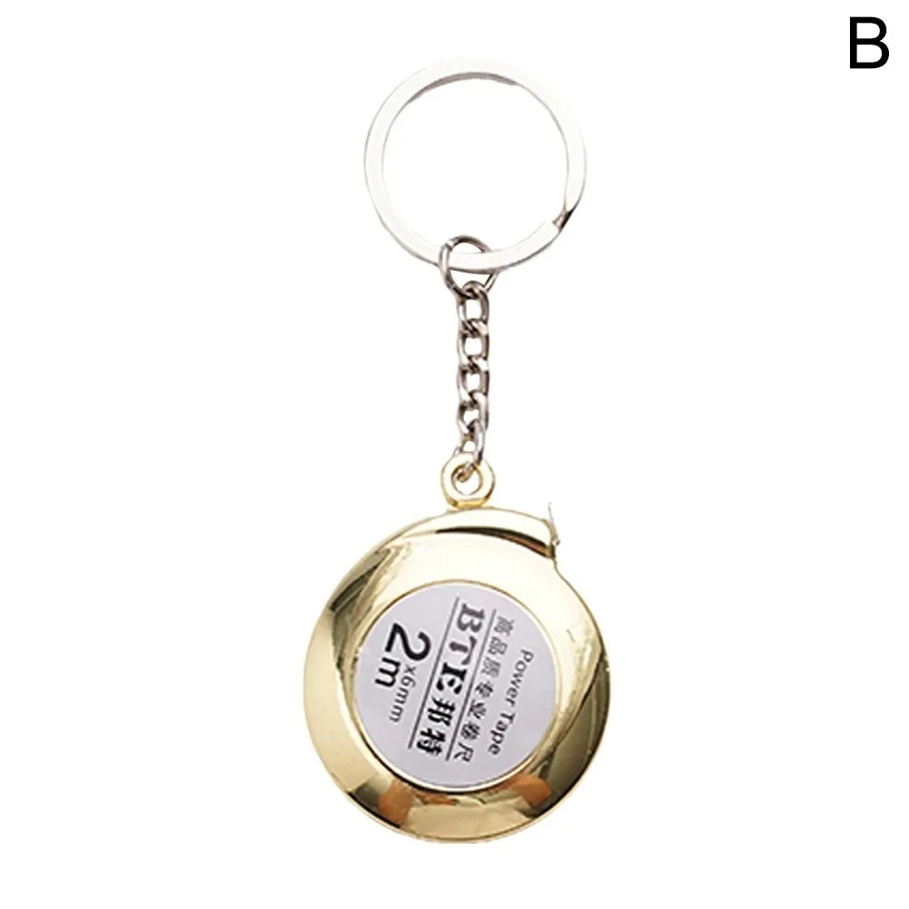 Mini Keychain Tape Measure 2M Portable & Compact Soft Measure Tool for Mechan