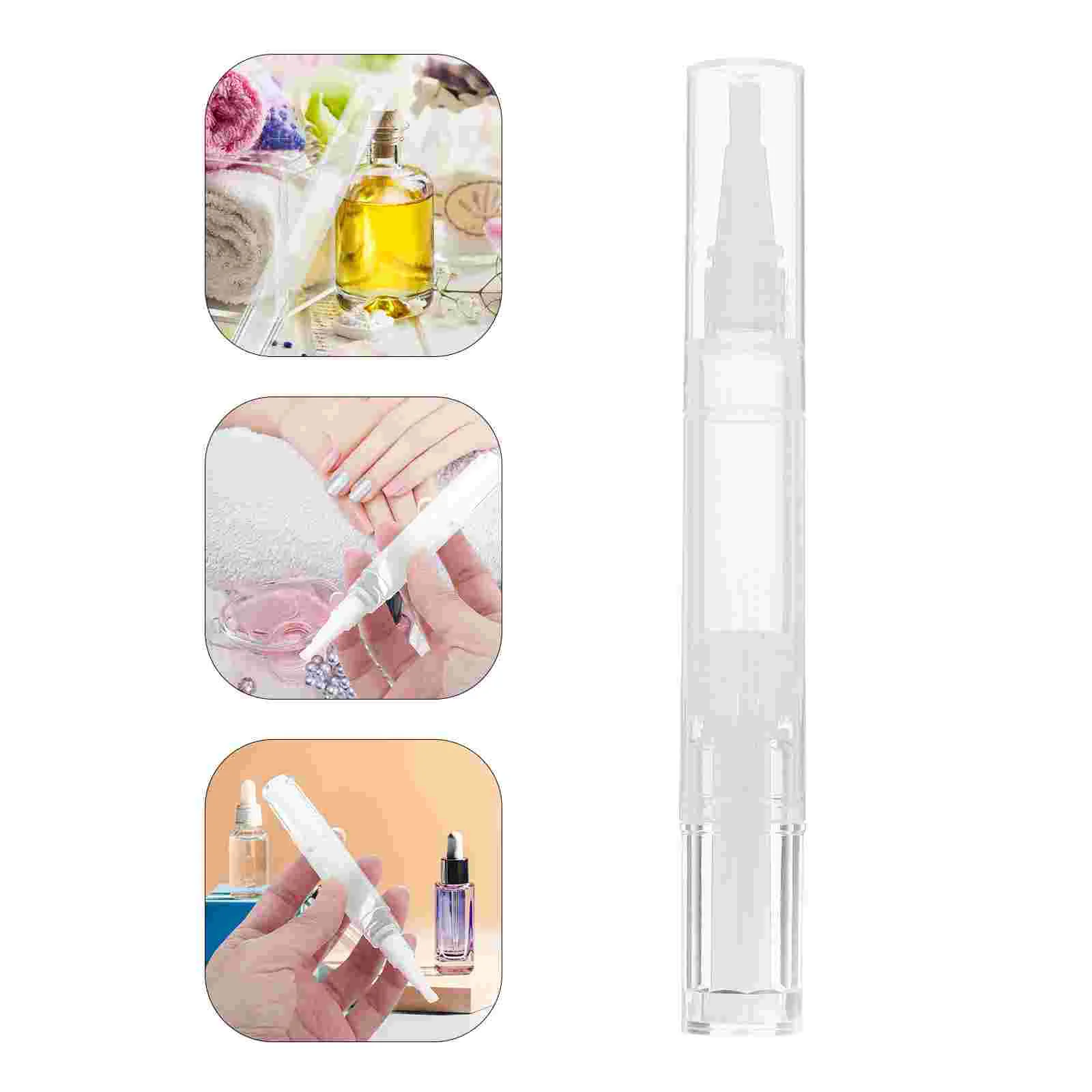 

Refill Pen Cosmetics Applicator Eyelashes Growth Liquid Tubes Empty Nail Oil Pens Refillable Hairs Cuticle Sheer Polish