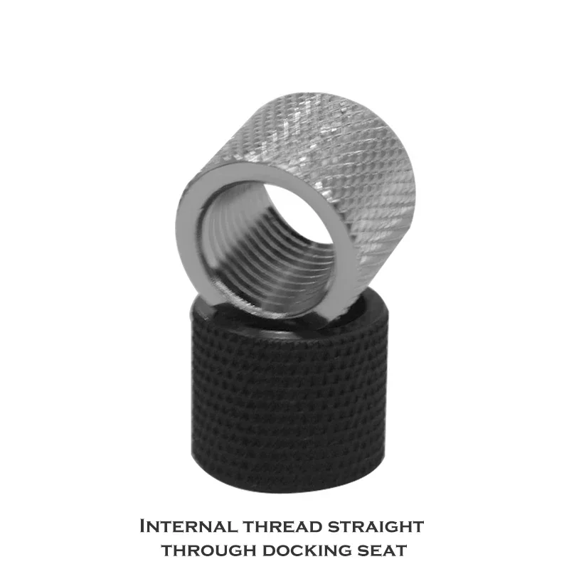 Dual Female Static Extender Straight-through G1/4 Thread fitting Hard-tube to Hose OD12mm PC Water Cooling