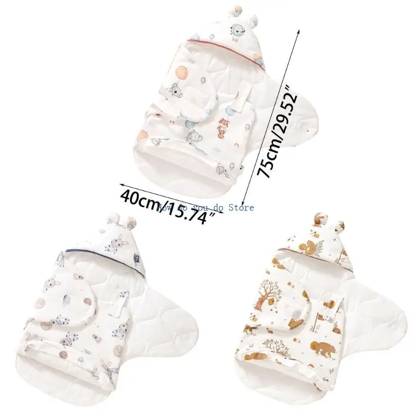 19QF حقيبة نوم للأطفال قابلة للحمل وسهلة الاستخدام من أجل نوم هادئ #6