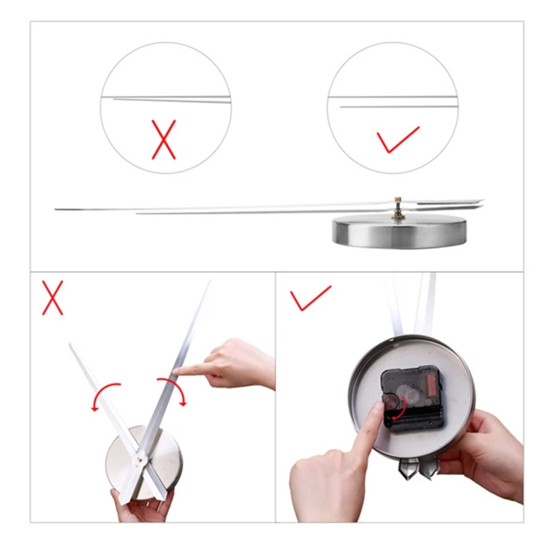Clock Large Clock Hands Needles Wall Clocks Home- Art Decor Clock Mechanism Accessories 2 Wholesale