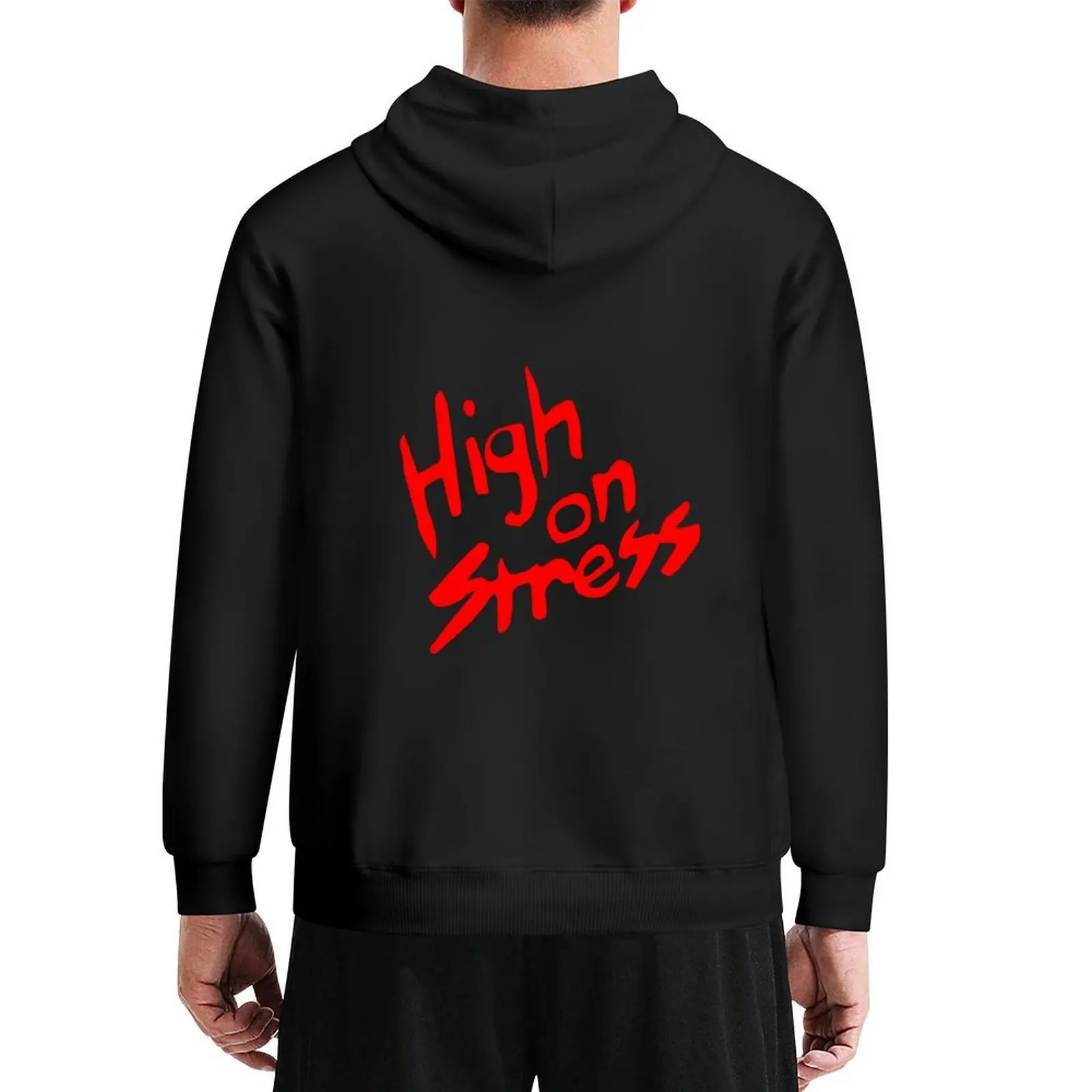 

High On Stress T-Shirt Hoodie korean autumn clothes men's clothing autumn clothes blouse man hoodie