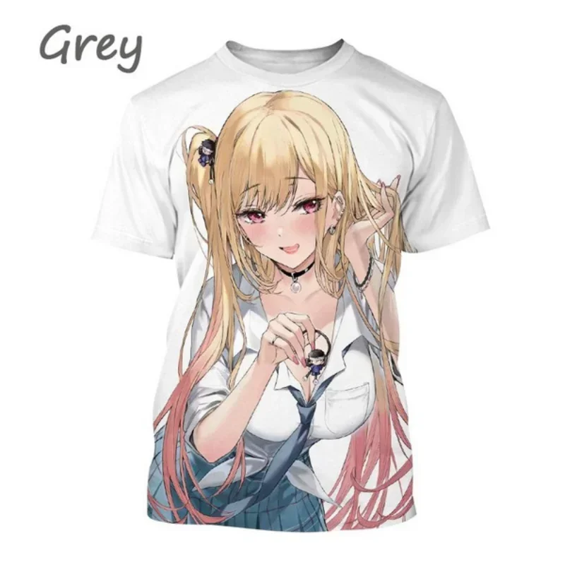 New My Dress-Up Darling 3D Print T-shirt Fashion Personality Men Clothing Marin Kitagawa Cute Beautiful Girl Graphic T Shirt