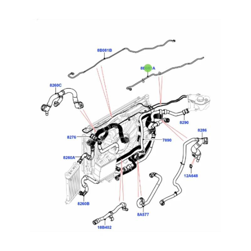 LR094130 LR134943 Ra ng eR ov er Ev oq ue Di sc ov er yS he nx in ge -pa CE hose