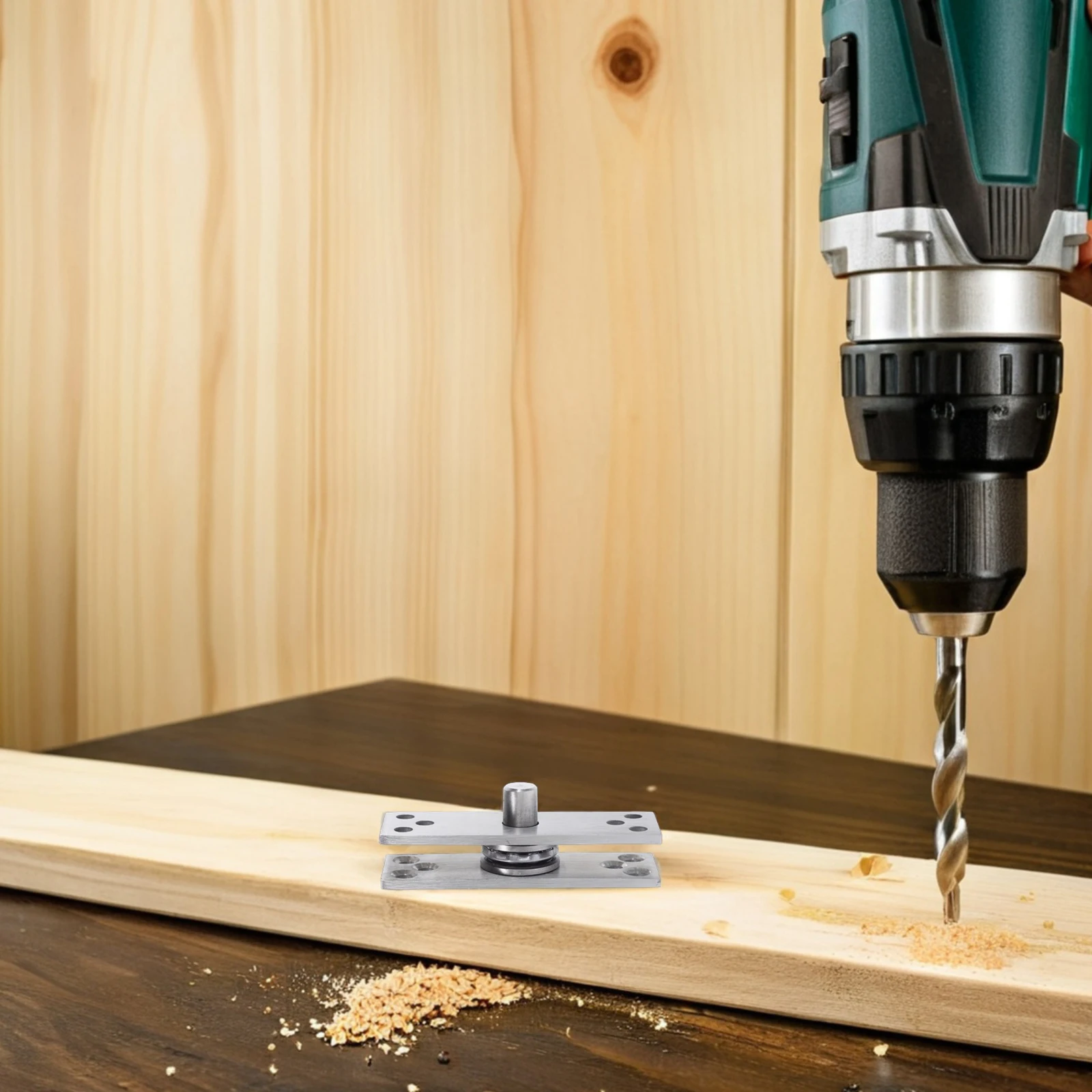 

1Set 360 Degree Stainless Steel Chicken Beak Hinge Rotatable Concealing Door Hinge for Wardrobes Cabinets Bookshelves Invisible