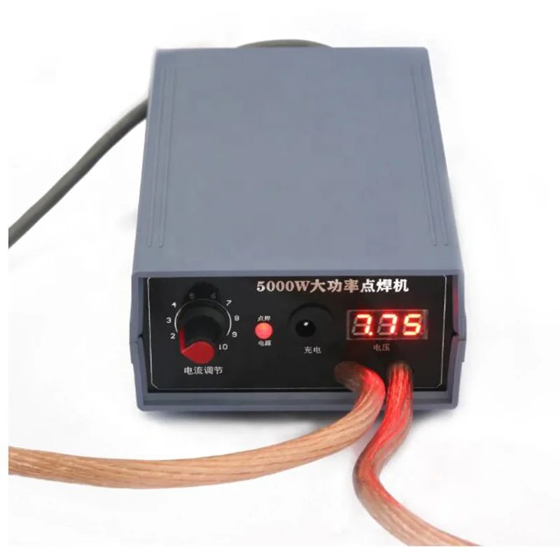 5000W Battery Spot Welder Kit Welding Tools Portable Adjustable Spot welding Machine 0.2MM Nickel strip for DIY 18650 Battery