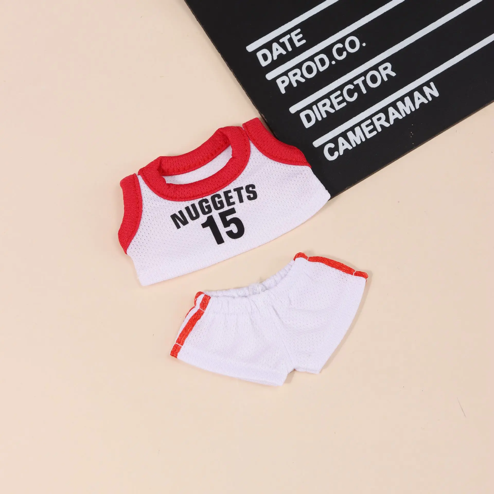 

Sale Only Selling Clothes Doll Clothes 17cm First Second Generation Labubu Basketball Clothes Cute Doll Decoration Handmade