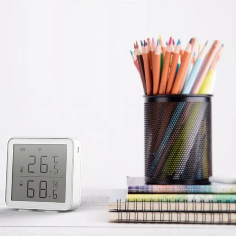 مستشعر درجة الحرارة والرطوبة بالواي فاي ، مقياس الرطوبة الداخلي ، كاشف ميزان الحرارة للأليكسا ، جوجل للمنزل ، 1!