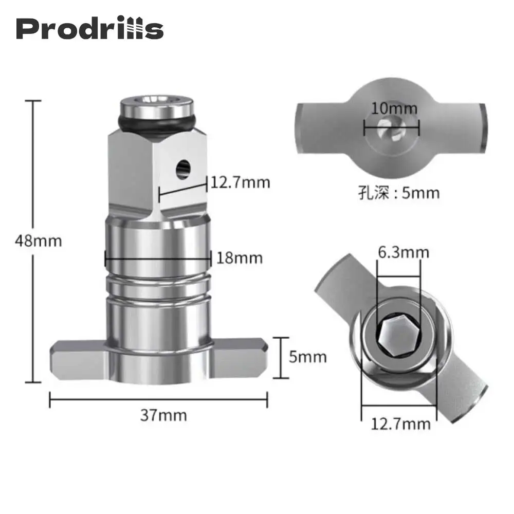 Electric Brushless Impact Wrench Shaft Accessories Dual Use Cordless Part Power Tools