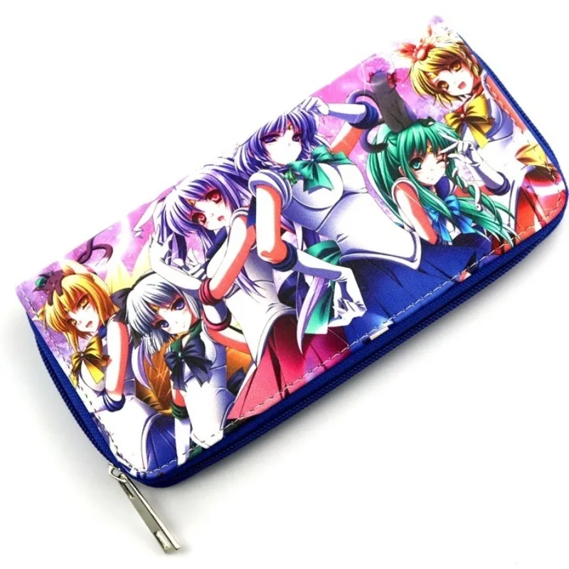 

Аниме Красочный длинный кошелек на молнии для красивых девушек Guardians Mercury Mizuno Ami Hino Rei Makoto Aino Милый мультяшный кошелек для коллекции